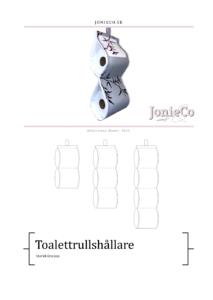 PDF symönster toalettpappershållare